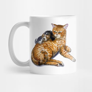 Kitty and Buddy Mug